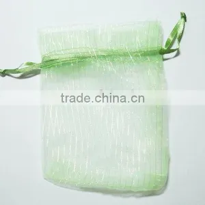 Fashion Green Organza Bag thumbnail-1