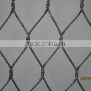 Stainless Steel Woven Wire Rope Mesh for Animal Enclosure thumbnail-3