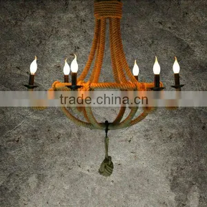 Latest Model Hemp Rope Import Company Indian Chandelier Light thumbnail-1