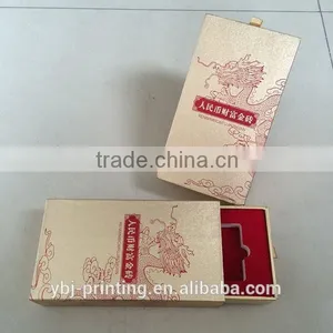 China Guangzhou Customized Printing With Foam Insert Jewelry Cardboard Drawer Box thumbnail-1