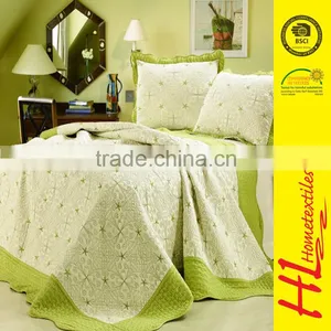 HLHT Welcome OEM Simply Hotel Bedding Hand Embroidered Bedding thumbnail-1