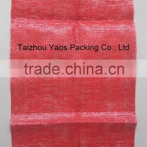 Red PP Tubular Mesh Bag Onion Circular Tubular Bag thumbnail-2