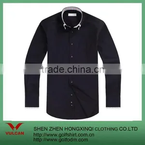 2013 Hot Comfortable Long Sleeves Black Business Dress Shirts thumbnail-1