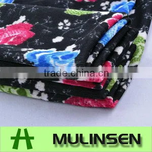 Mulinsen Textile Colorful Flower FDY Woven Stripe Jacquard Fabric thumbnail-1