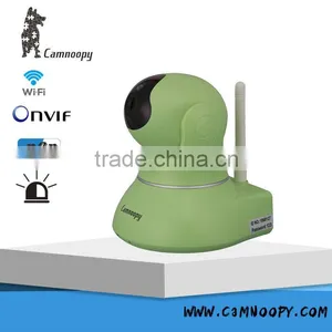 Camnoopy 720p 1.0mp Onvif H.264 pt Pan&tilt Wifi ip Camera Two-way Audio 128GB SD Card Max 64ch Wireless Alram Sensor thumbnail-1