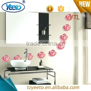 2015 Removable Peel and Stick Mirror Sticker Wall Sticker,liberty Lady Wall Decals,decorative Clock Wall Sticker thumbnail-1