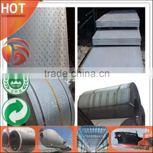 Hot Sale! Low Price! Large Stock! S235jr Q235b Ss400 St37 Checker/chequer Steel Plate Skid Steel Plate thumbnail-3