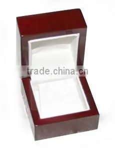 Custom Glossy Wooden Jewelry Ring Boxes Packaging/birthday Gift Quality Choice thumbnail-1