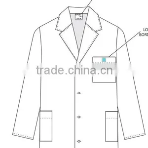 2014 Fashionable Nurse Uniform Designs /High Quality Lab Coat thumbnail-1