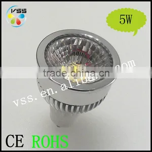 5W GU10 Natural White Aviation Aluminum COB LED Spotlight thumbnail-1