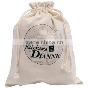 White 210D Drawstring Shoes Bag With Cotton Rope thumbnail-1
