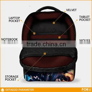 Floral Animal Eyes Backpack,Fashion Backpack,Men Women Backpack thumbnail-2