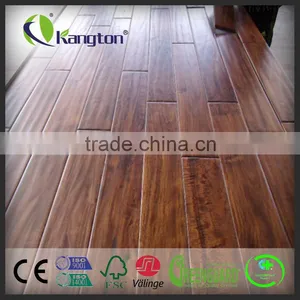 Handscraped Cherry Color Small Leaf Acacia Engineered Wood Flooring thumbnail-1
