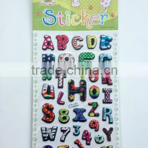 3D Letter Puffy Sticker / 3d Foam Sticker / Alphabet Sponge Bubble Stickers thumbnail-1