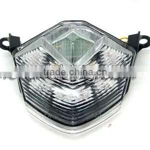 ZX-6R Plastic Cover Tail Lights/Motorcycle Clear LED Tail Light for ZX6R 09-11 thumbnail-1