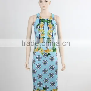 Cheap Price African Party Dress 2 Piece Evening Dress Women Dress Made in China thumbnail-1