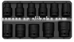 11pc 1/2"Dr. Impact Socket Wrench Set thumbnail-1
