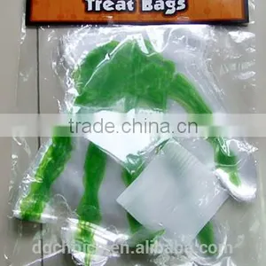 Different Color Halloween Plastic Finger Shape Irregular Treat Bags thumbnail-2