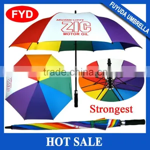 2015 Fujian Rainbow Promotional Golf Umbrella thumbnail-1