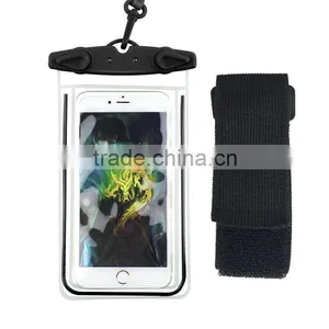 High Quality IPX8 Certified Universal Underwater Mobile Phone Waterproof Bags,Luminous Waterproof Pouch thumbnail-2