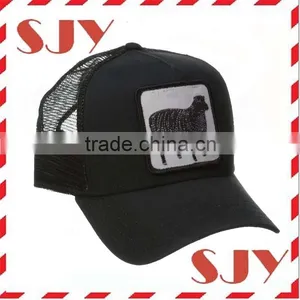High Quality Mens Embroidery 5 Panel Mesh Trucker Hat thumbnail-3