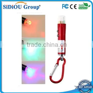Red Super Power Mini Led Flashlight Keychain thumbnail-1
