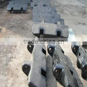 Steel Track Pad, Singe Grouser for Excavator KOMATSU Undercarriage Spare Parts thumbnail-2