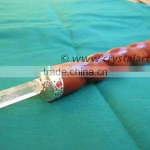 RED JASPER TWISTED HEALING WAND thumbnail-3