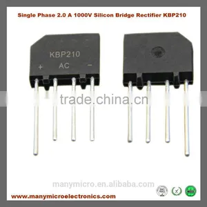 Single Phase 2.0 A 1000V Silicon Bridge Rectifier KBP210 thumbnail-3