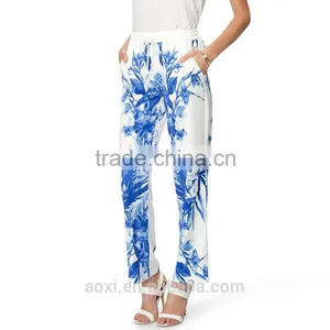 Clothing Supplier Office Wear Trousers All Over Print Ltweight Fashion Women Pants thumbnail-4