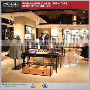 MDF High-low Display Table For Showing Shoes And Clothes thumbnail-2