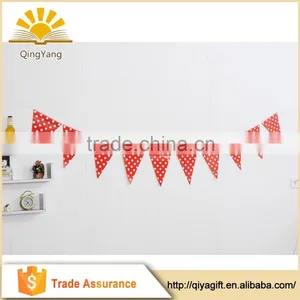 Hot Sale Party Banner Colorful Dot String Flag Cheap Party Pennant Decorations thumbnail-3