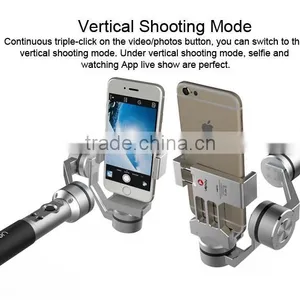 Free Rolling With Vertical Video Mode Brushless Stabilizer for go Pro thumbnail-4