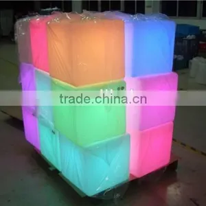 New Design Magic Colorful Light and Portable Led Cube Seat thumbnail-5