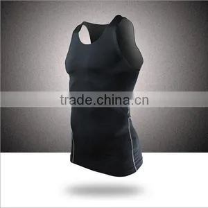 2015 New Products Gym Fitness T-shirt Quick Drying Men's Compression Fitness Clothes thumbnail-6
