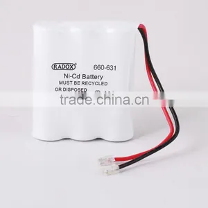 Rechargeable AA Ni-cd 3.6v 1200mah Battery Pack for Cordless Phone thumbnail-1
