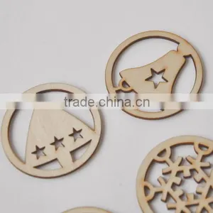 Wood Veneer Shape,MDF Flourish, Wooden Flourish Scrapbooking Card Craft Embellishments thumbnail-1