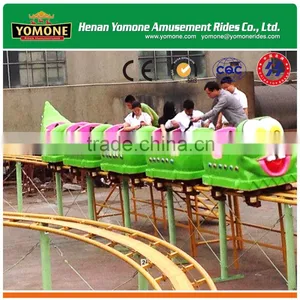 Popular Amusement Park Outdoor Games Rides Caterpillar Roller Coaster With Track Train for Sale thumbnail-6