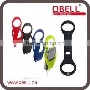 Promotion Cheap Silicone Foldable Mobile Phone Charger Holder/Colorful Cell Phone Charger Holder thumbnail-1