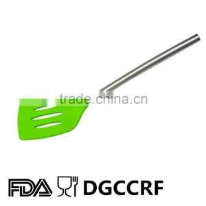 Non-stick Best Kitchen Helper Silicone Cooking Utensils Silicone Slotted Turner thumbnail-1
