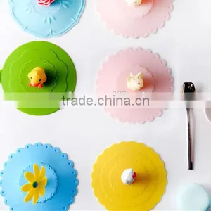 Cute Cartoon Leak Proof Soft Little Yellow Duck Silicone Suction Cup Lid thumbnail-4