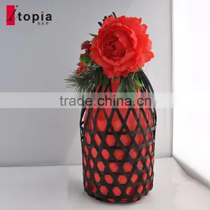 Best Sell Black Round Bamboo Packaging Basket thumbnail-3
