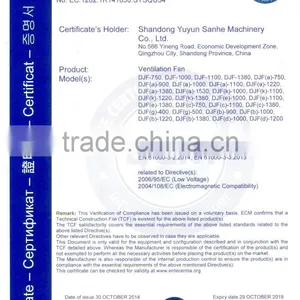 YUYUN SANHE FIBERGLASS EXHASUT FAN thumbnail-5
