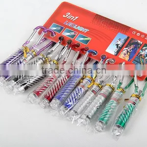 Wholesale Mini Metal Keychain Laser Flashlight thumbnail-3