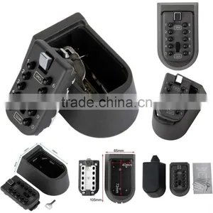Home Outdoor Combination Key Safe Box Wall Mounted Weather Resistant Security thumbnail-4