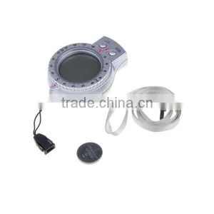 4in1 Multi Function Digital Compass Clock Stopwatch Thermometer thumbnail-1