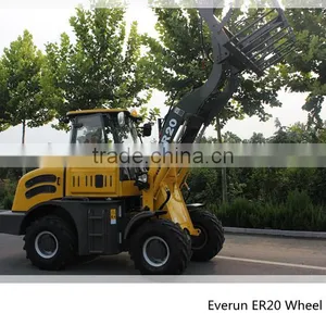 Qingdao Everun Mini Wheel Loader(2.0Ton),Construction Machinery,Articulated Loader With V Snow Blade thumbnail-4