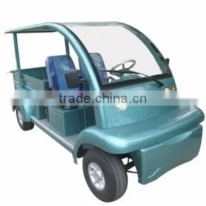 Park Vehicle of Electric Utility Car , CE ApprovedElectric Utility Vehicles, Long Cargo Bed and Roof, EG6063KCX thumbnail-1