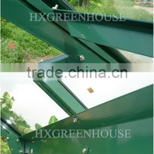Outdoor Aluminium Frame 4mm Toughened Glass Garden Greenhouse thumbnail-4