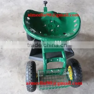 Yard Lawn Utility Cart With Tractor Seat thumbnail-1